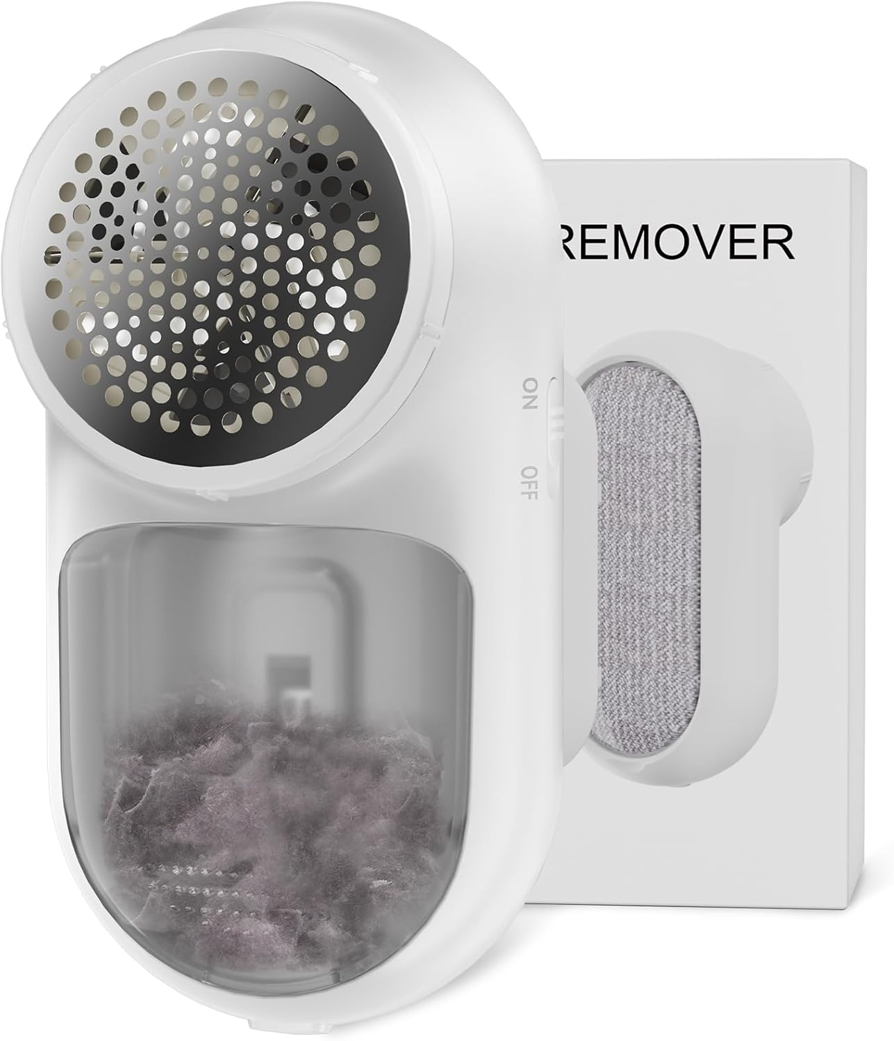 AUSELECT Fabric Shaver - Electric Lint Remover & Shaver for Clothes, USB Rechargeable Sweater Defuzzer, Portable Remove Pilling Trimmer Depiller for Clothing, Furniture, Carpet, Couch, Fuzz & Blanket image number 5