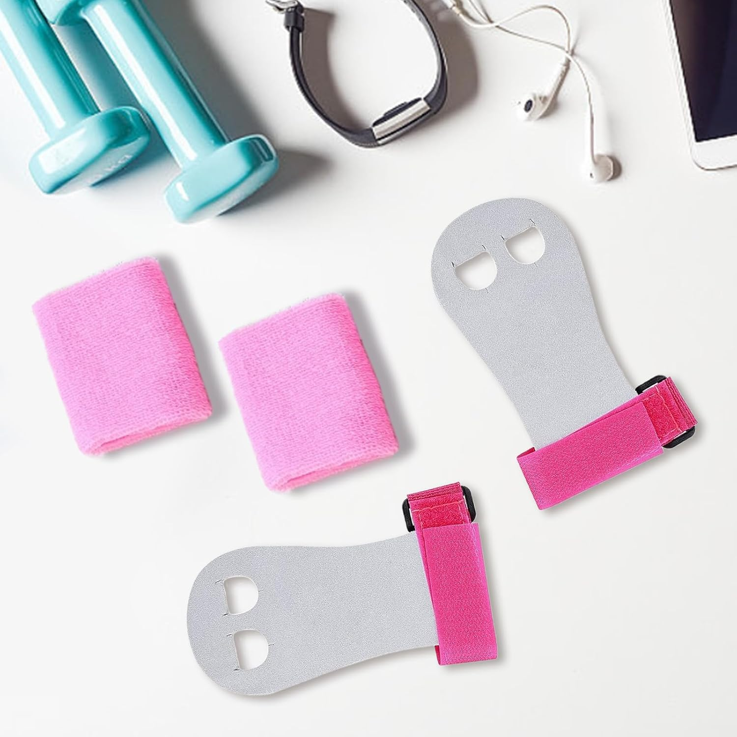 2PCS Gymnastics Hand Grips Gloves Wristbands, Gymnastic Hand Grips Gymnastic Bar Palm Protection and Wrist Support Sports Accessories for Boys Girls Youth Kids Workout and Exercise