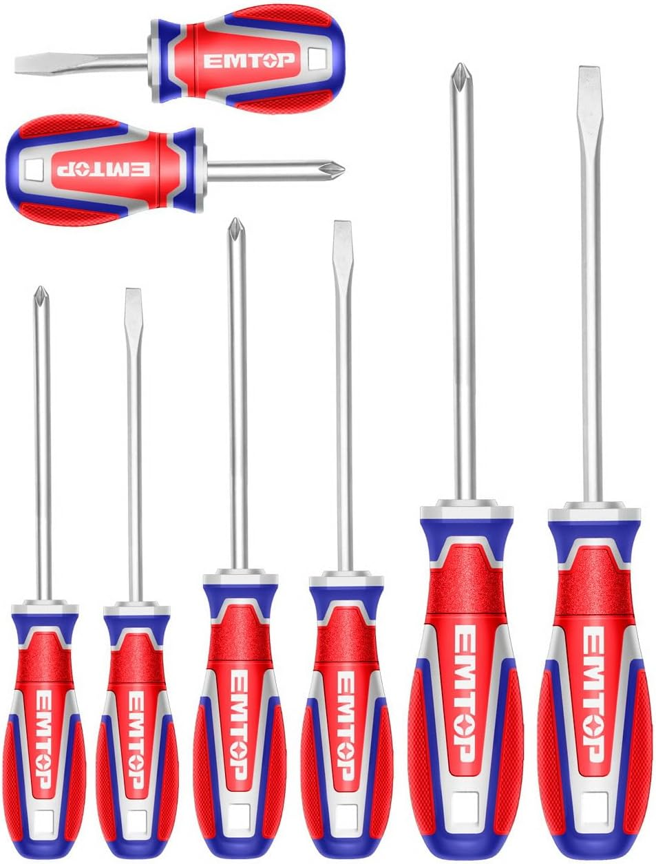EMTOP Screwdriver Set Blade Material: S2 (2 Pcs) image number 3