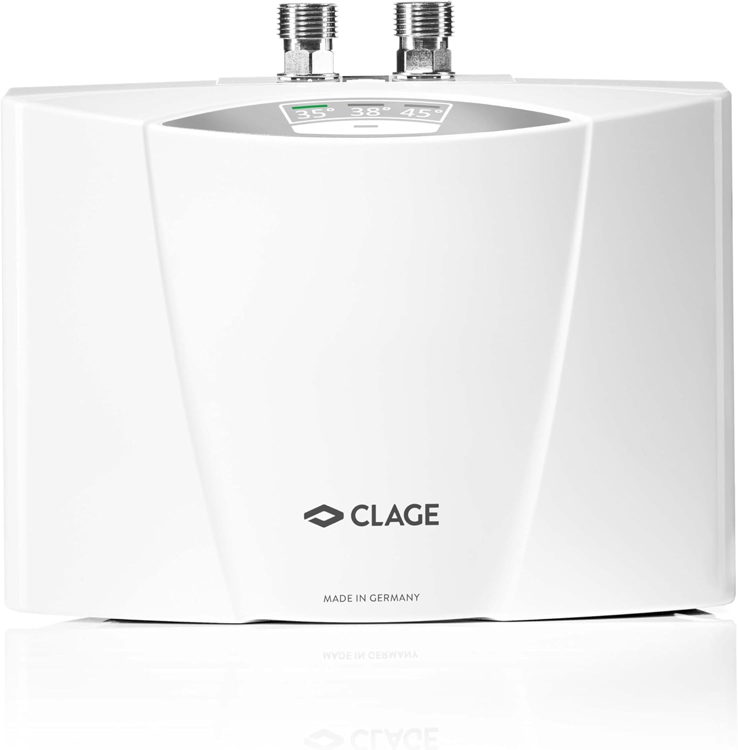 CLAGE Electronic Small Instantaneous Water Heater (White, 3.5 KW Ready to Plug) image number 2
