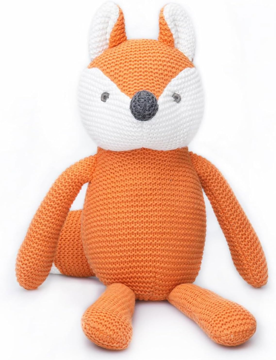 FLUFFYFUN Baby Fox Plush Toy 18 Cm, 100% Organic Cotton Soft Toy for Newborn image number 6