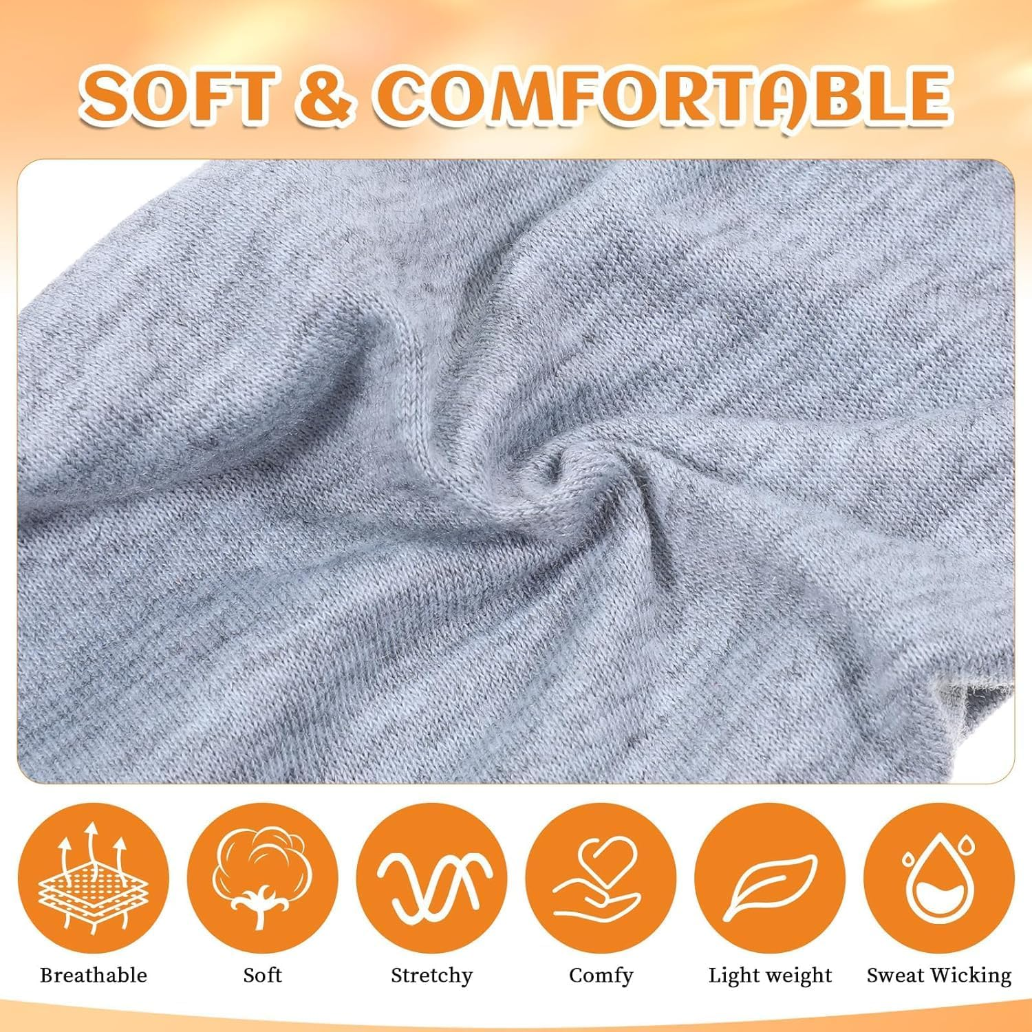 6 Pack Thick Sweat Workout Headbands for Women, Non Slip, Premium Stretchy Wide Head Bands Hair Accessories,Wear for Yoga, Fashion, Working Out, Travel or Running Neutral image number 4