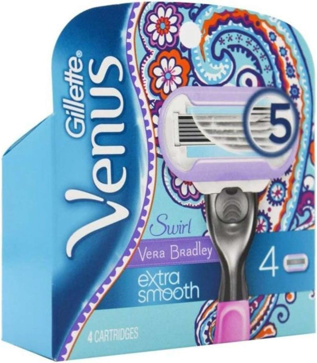 Gillette Venus Swirl Extra Smooth 5 Blades Cartridges (Pack of 4) image number 4