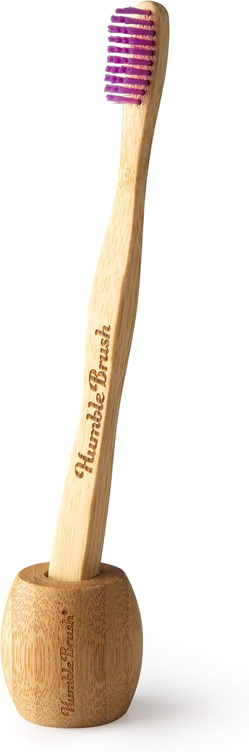 Humble Co. Bamboo Brush Stand, Brown image number 3