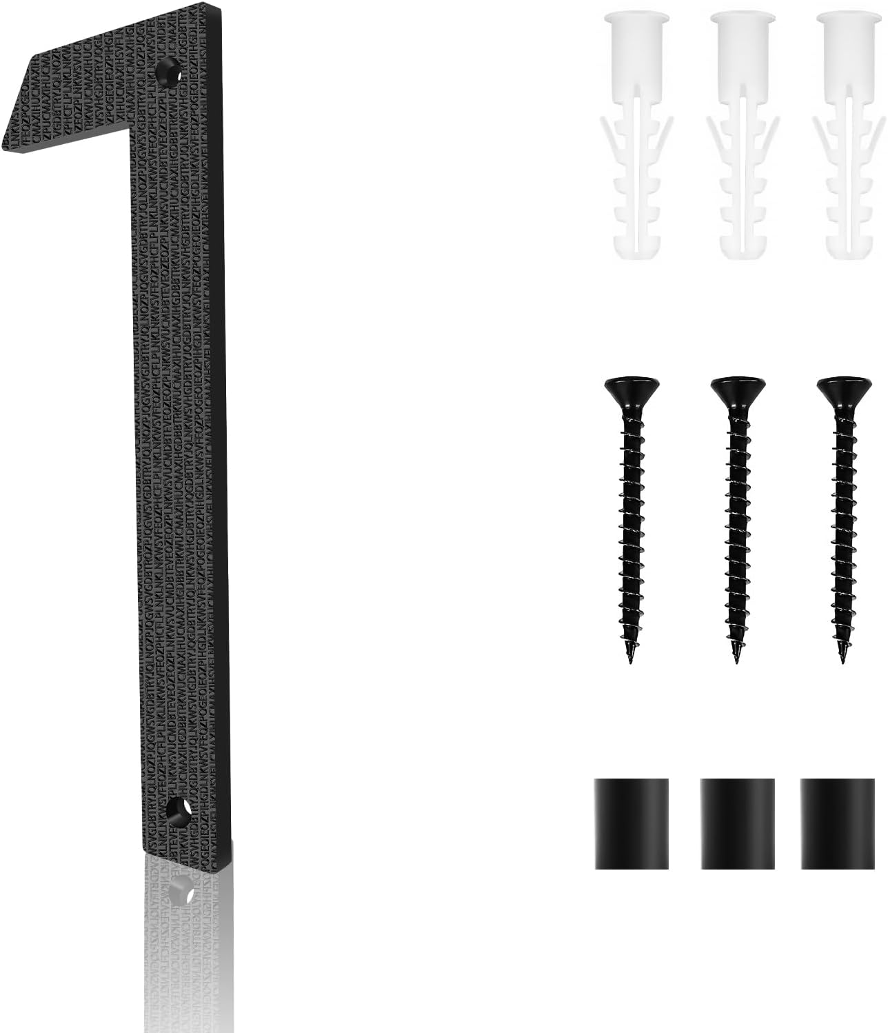 10 Inch Address Numbers for House | Large Floating Black House Numbers | outside Modern Rust-Proof Big House Numbers/Door Garage Gate |911 Visibility Signage (7)