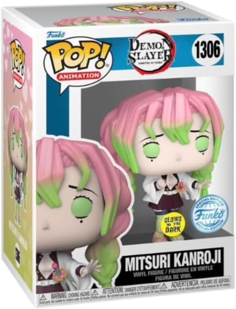 Funko Pop Demon Slayer - Mitsuri US Exclusive Glow Vinyl Figure image number 1