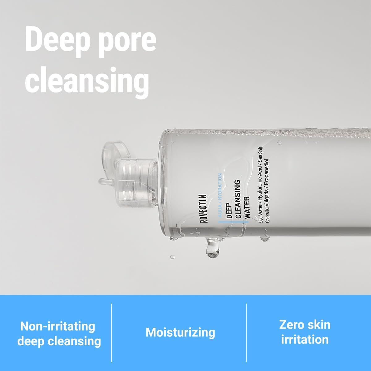 Rovectin Clean Marine Micellar Deep Cleansing Water 400 Ml image number 2