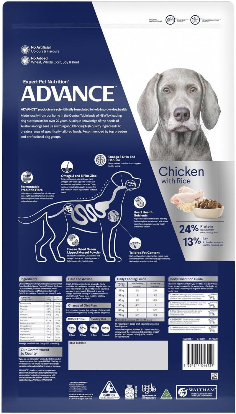 ADVANCE DOG HEALTHY AGEING LGE BRD CHICK 15KG (374969)