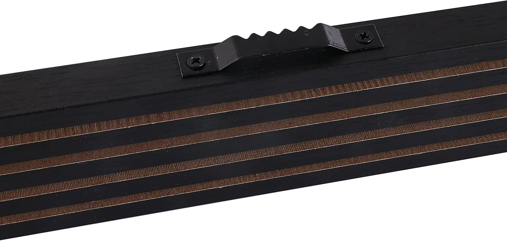 Family Handprint Kit, DIY Craft Keepsake Wooden Frame, Endless Gift Set, Non-Toxic Paints, Transparent Sheets (Black) image number 1