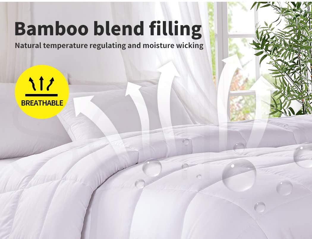 Dreamz Quilts Bamboo Quilt Winter All Season Bedding Duvet Queen Doona 700GSM image number 6