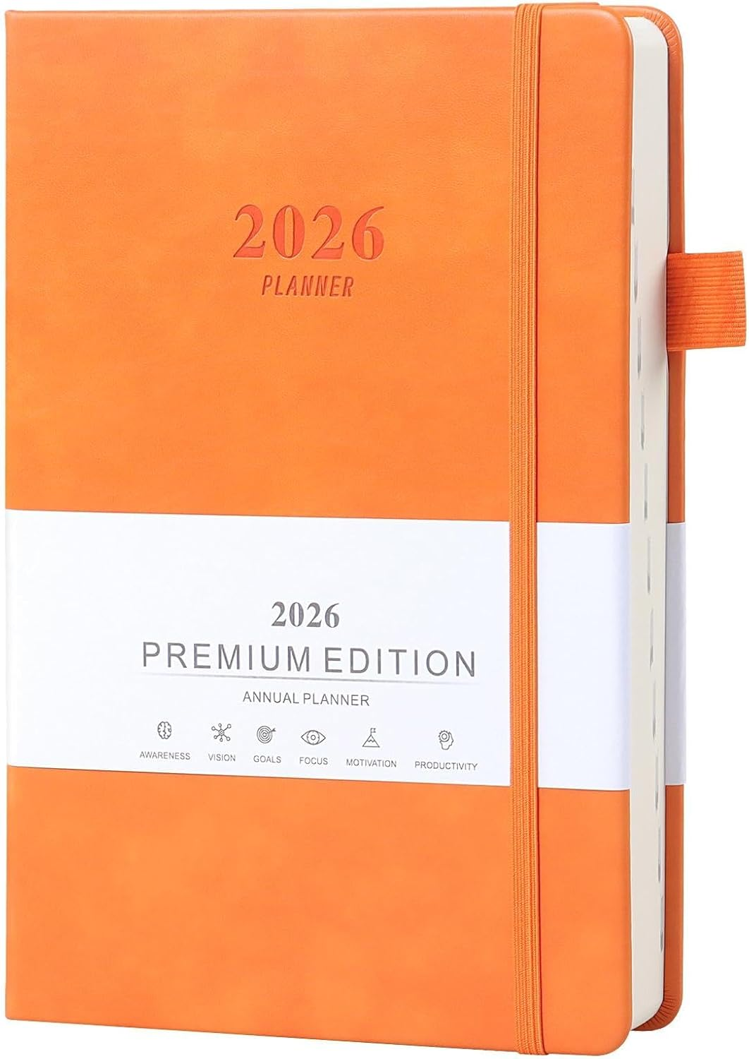 2026 Academic Diary Week to View Page a Day Life Planner A5 Appointment Diary for Office, School, Home and Business(Black)