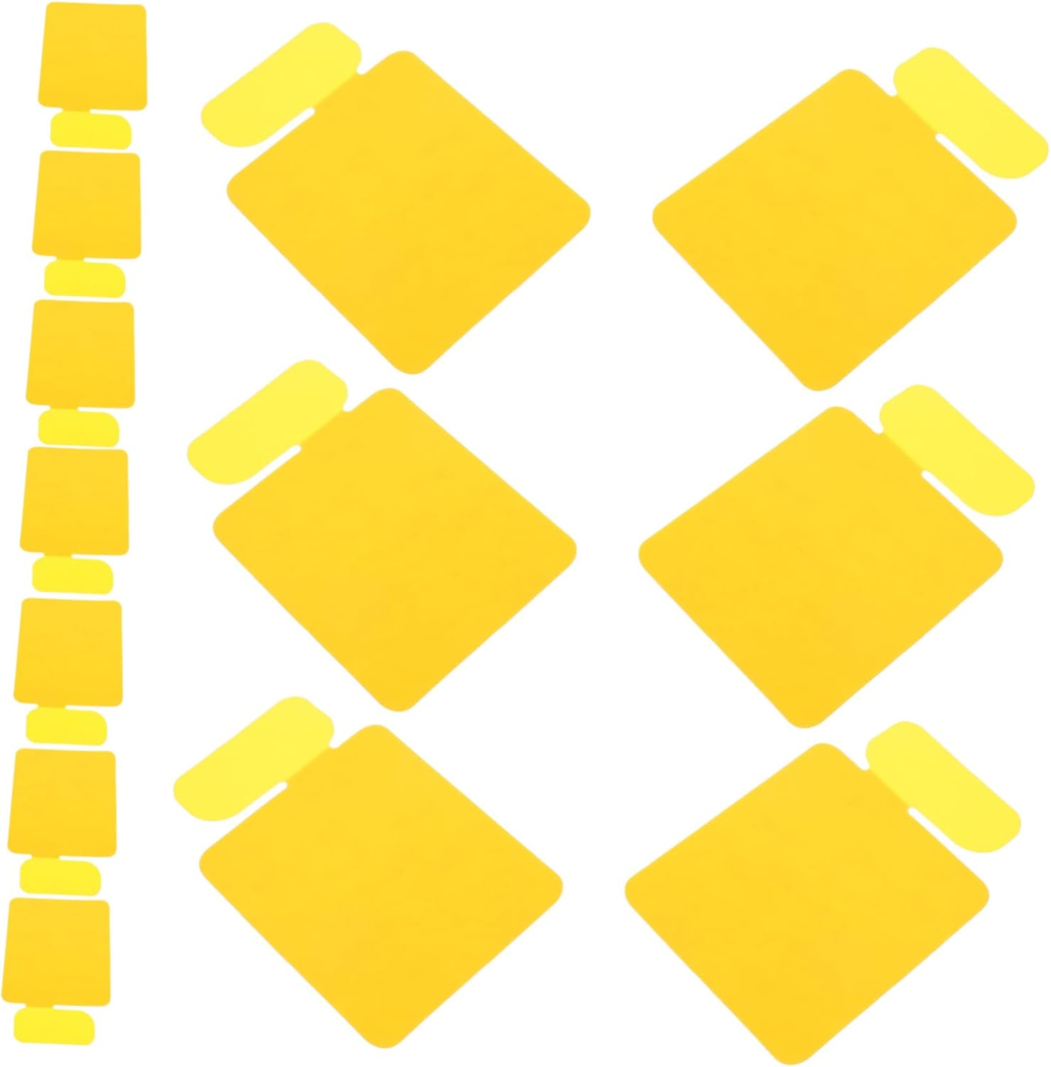 BUTIFULSIC 24Pcs Flying Kit Universal Boards Sticky Boards Bugs Sticky Boards Gardening Supply Paper Yellow image number 6