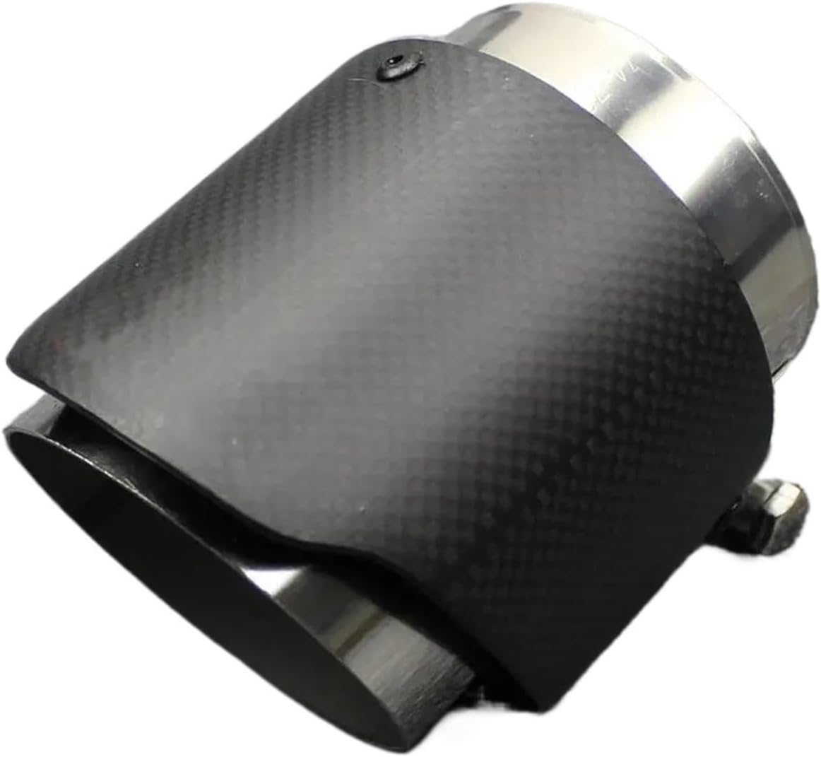 Car Exhaust System Muffler Carbon Fiber Matte Tail Throat 304 Stainless Steel Exhaust Tip Tail Tip(57-101)