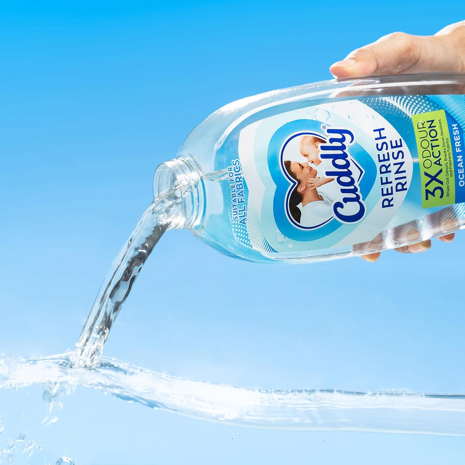 Cuddly Ocean Fresh Refresh Odour Remover Fabric Rinse 850 Ml image number 5