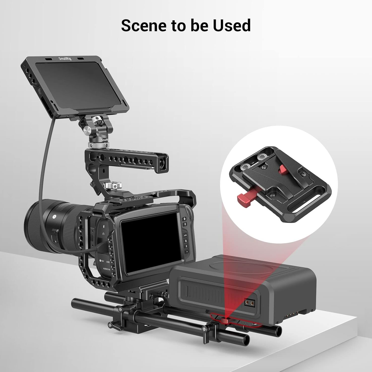 Smallrig Mini V Mount Battery Plate - 2987