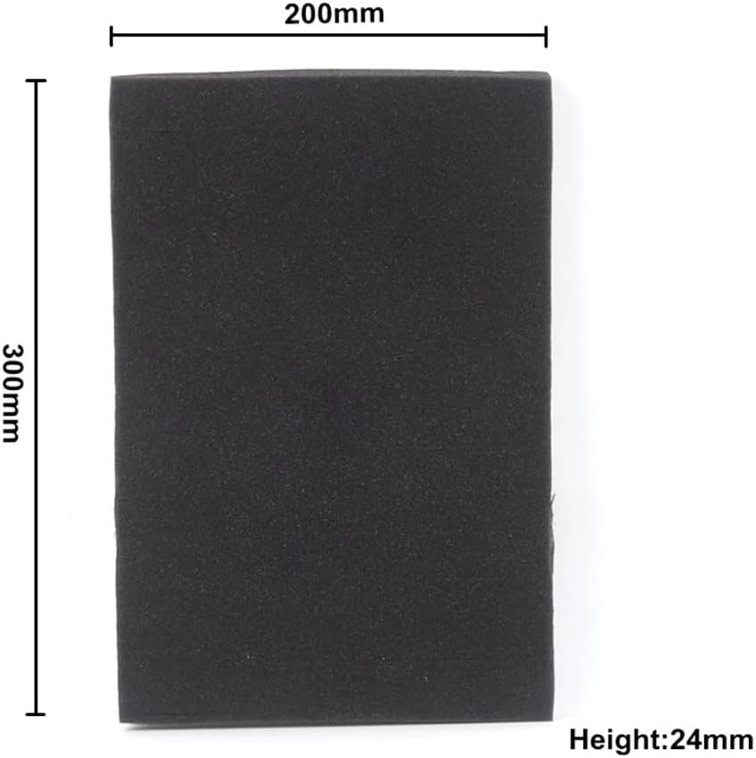 300Mm&times;200Mm Nursery Sponge Gardening Hydroponics Sponge Vegetables Hydroponics Sponge, for Garden Supplies 1Board (Color : Black) image number 4