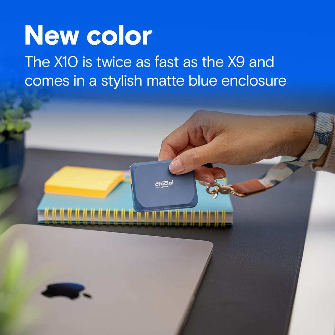 Crucial X10 8TB Portable SSD image number 3