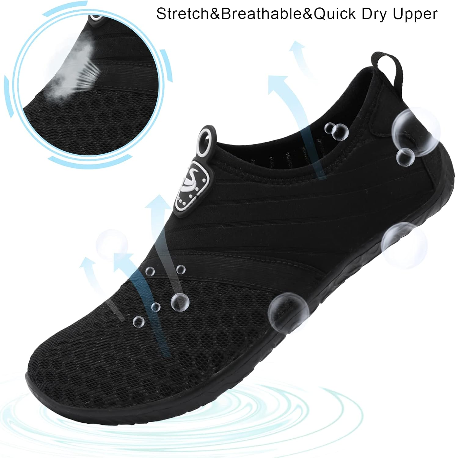 Spesoul Womens and Mens Water Shoes Breathable Quick Dry Soft Barefoot Aqua Socks for Hiking Swim Beach Surf Yoga Sport image number 4