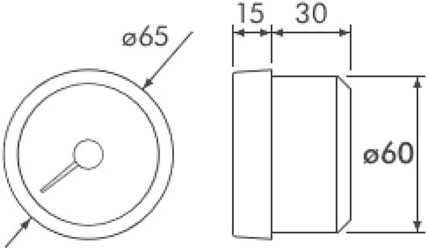 PIVOT DRXT Meter DUAL GAUGE RS Tachometer image number 1