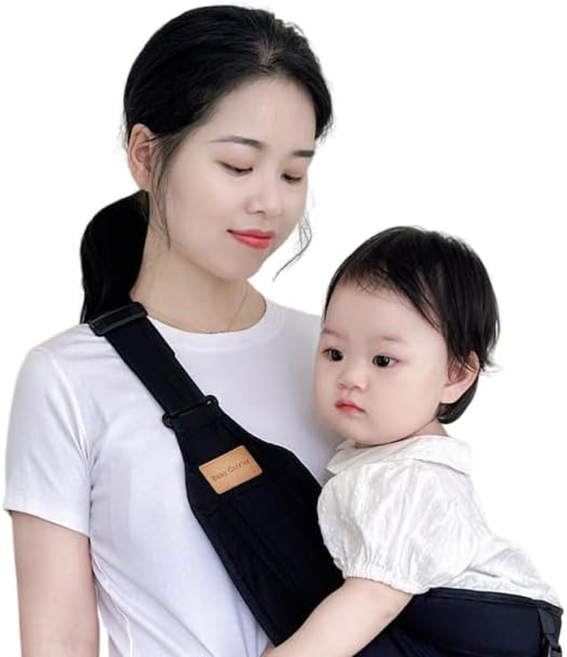 Baby Carrier Toddler Sling Ergonomic, Front Carry for Newborns & Older Babies 8-32 Lbs Infants Adjustable Size Breathable for Going Out Shopping Portable image number 5