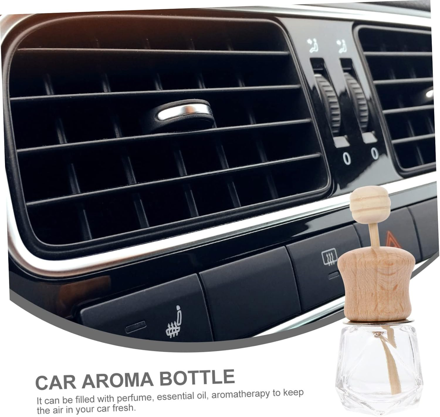 STOBAZA 3Pcs Car Diffuser Bottles for Essential Oils Compact Aromatherapy Containers for Vehicle Use Easy Installation Lightweight Design image number 1