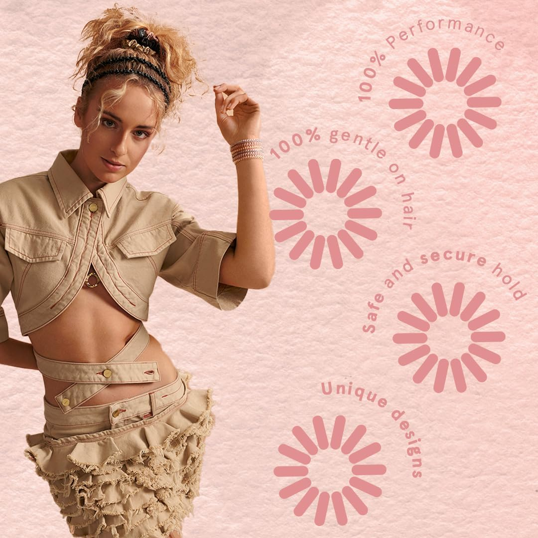 Invisibobble Hairhalo Roarsome Animal Print Headband Elegant Style & Gentle Hair Care Hairlovetech for Less Damage Comfortable Hold image number 1