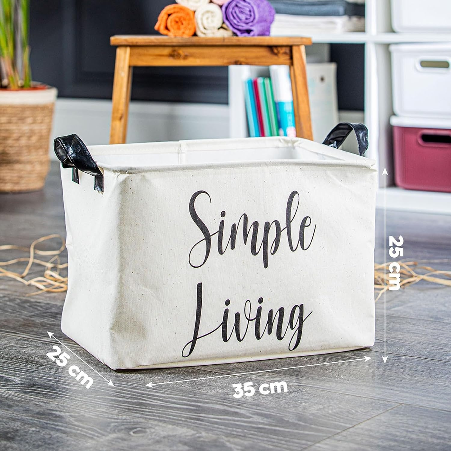 WELL HOME MOBILIARIO & DECORACI&Oacute;N Organiser with White Handles image number 2