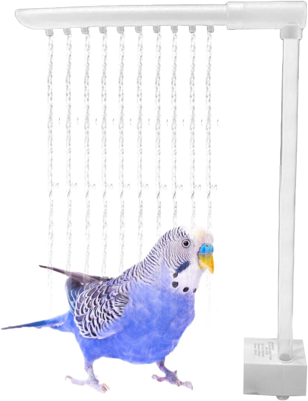 Parrot Shower Accessories,Bird Bath Shower Head with Running Water | Automatic Parakeet Bathing Accessories, Pet Pool Toy for Lovebirds, Cockatiels image number 4