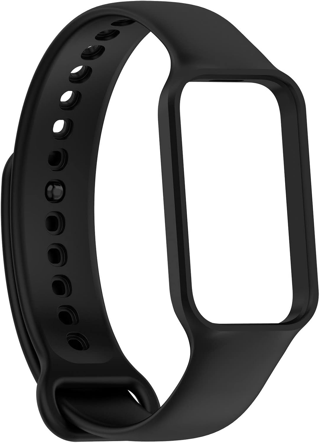 Chofit Bands Intended for Xiaomi Smart Band 8 Active/Redmi Band 2 Straps, Silicone Colorful Sport Replacement Band for Women & Men (Black) image number 1
