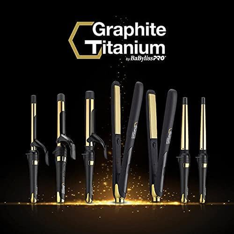 Babyliss Pro Graphite Titanium Ionic Curling Iron 19Mm image number 1
