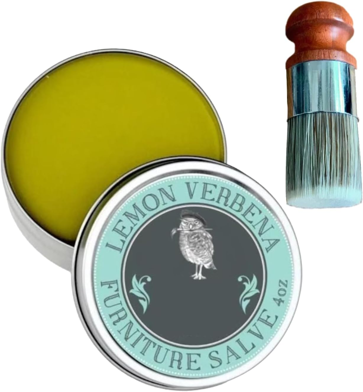 Furniture Salve for Leather, Furniture Salve for Leather and Wood, Furniture Salve & Brush Bundles, Leather Restorer Repair & Conditioner, Furniture Polish Wax for Wood Chair, Table image number 6
