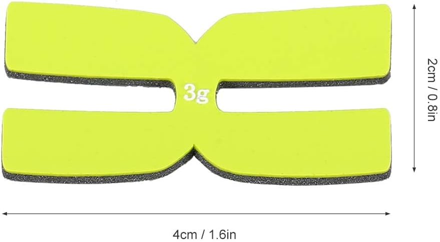 Yixuan 3G Tennis Racket Weight Balance Strips Silicone Tennis Racquet Tapes-Set of 6 image number 2