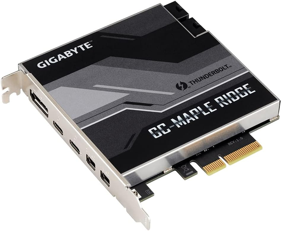 Gigabyte 40 Gb/S Intel Thunderbolt 4 Certified Add-In Card Maple Ridge