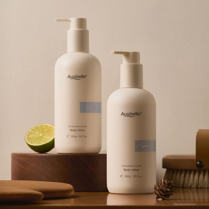 Ausbelle Tasmanian Aroma Body Lotion, Deep Hydration Body Moisturiser, Lightweight & Non-Greasy, Daily Care for All Skin Types, 300G / 9.9 Fl. Oz. (300G) image number 3