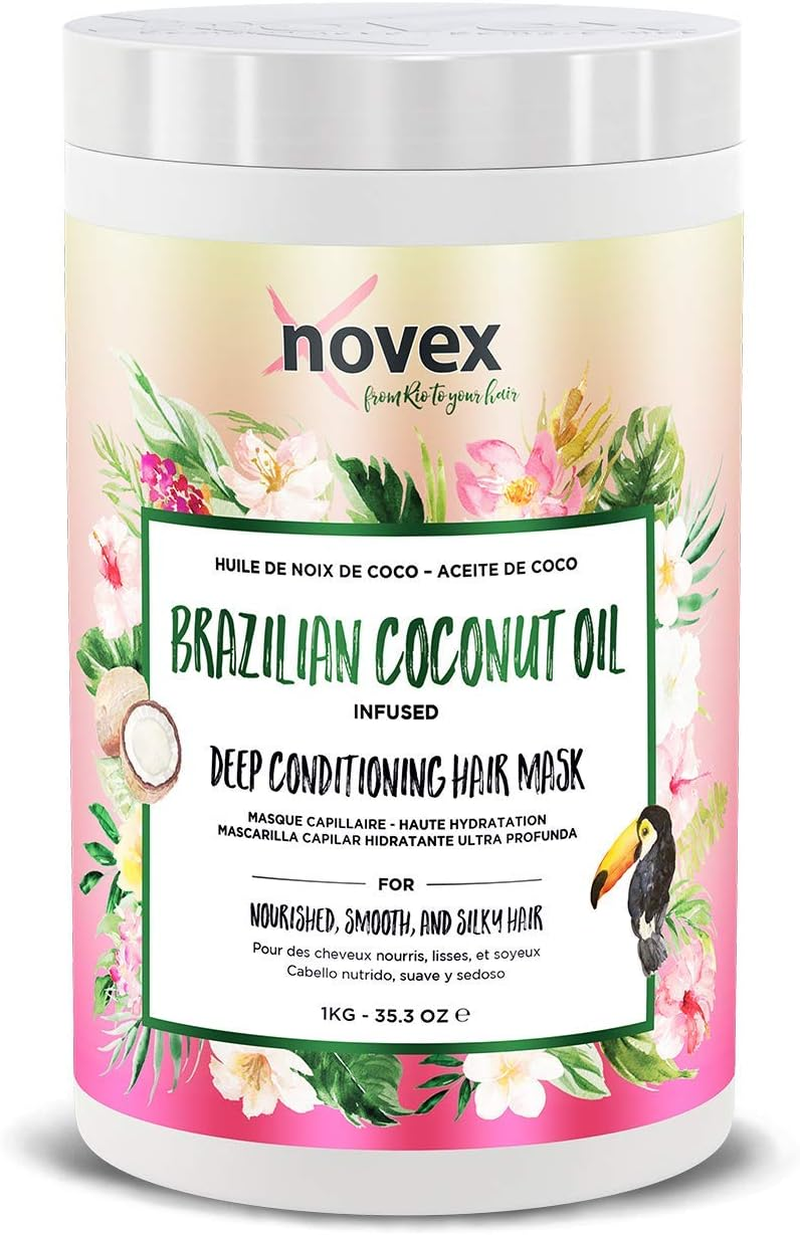 Coconut Oil by Novex Deep Conditioning Hair Mask 1Kg image number 6