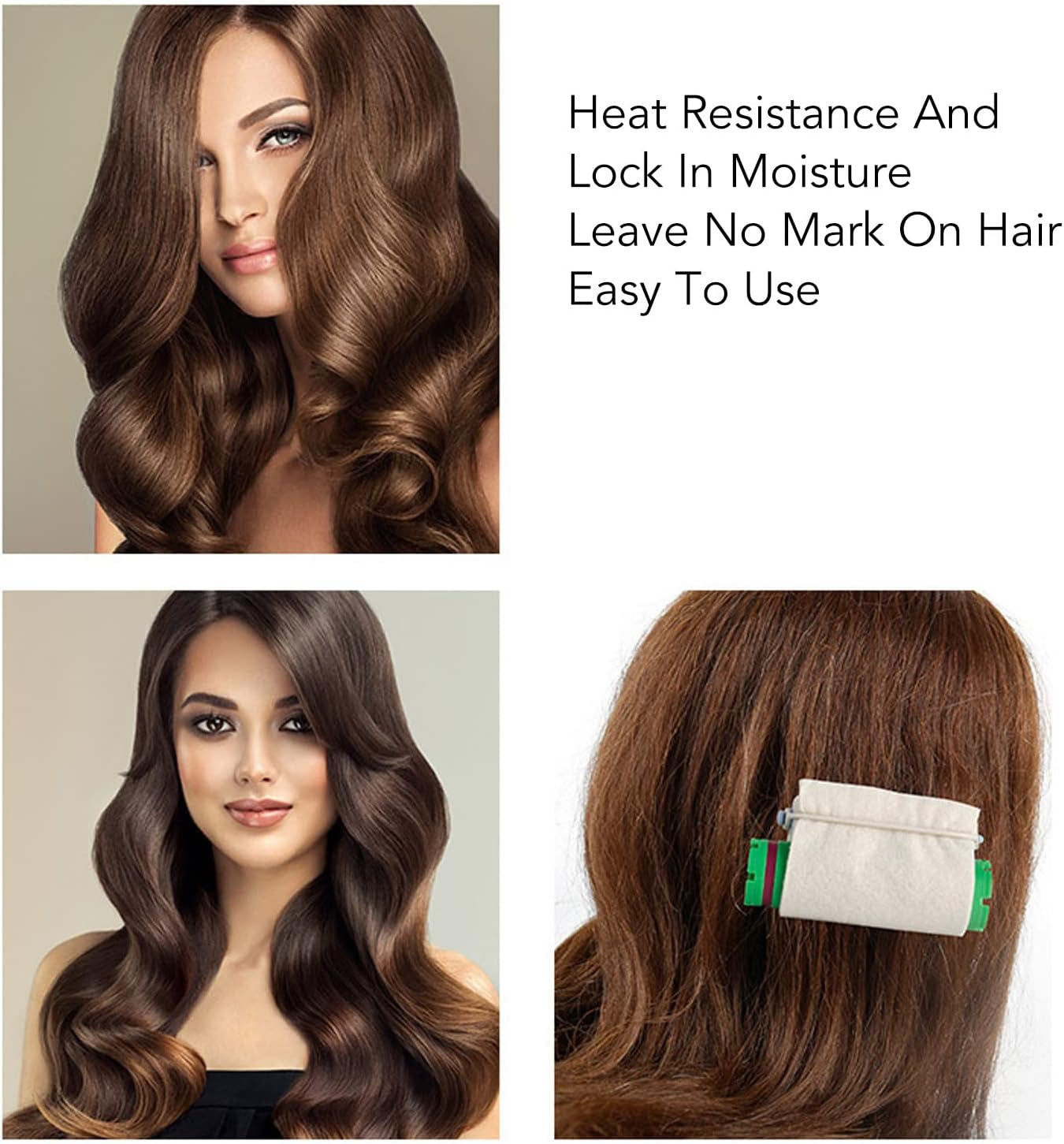 12 Pcs Hair Heat Insulation Pads Soft Breathable Portable Cotton Dampness Retention Curl Enhancer for Home Salon Stylists Perm Stick image number 6