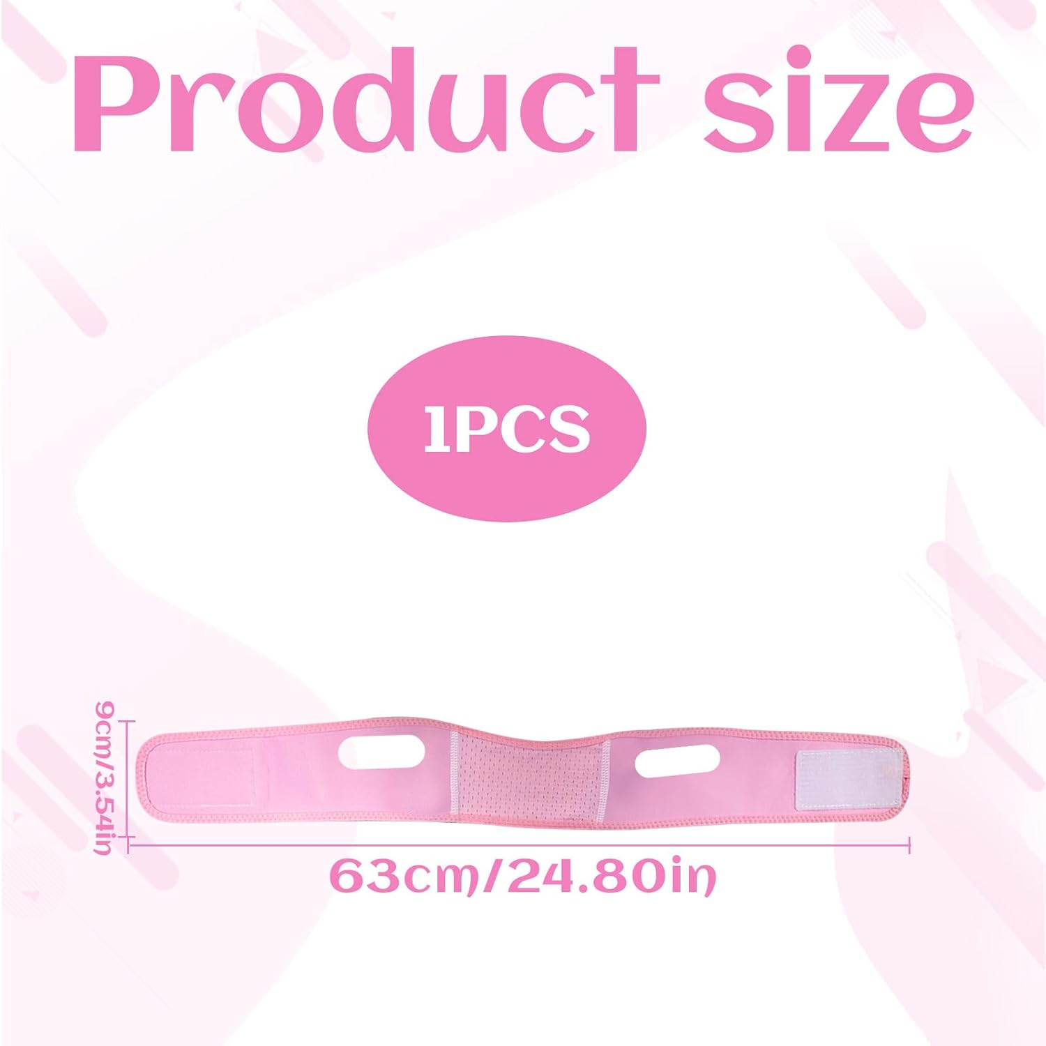 Chin Strap, Double Chin Reducer, Jawline Lifting Straps, Jaw Strap for Sleeping, V Line Lifting Mask for Women, Breathable V Line Face Lift Facial Slimmer Shape for Double Chin and Saggy Face Skin image number 5