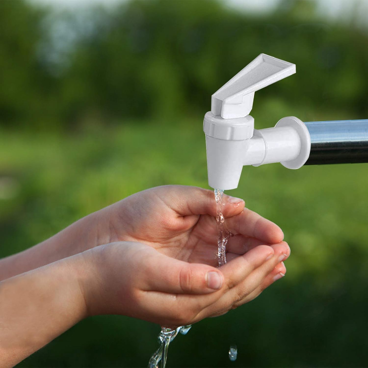 10 Sets Replacement Cooler Faucet, Reusable Nozzle for Beverage Lever Pour Water Dispenser, Bpa-Free Plastic image number 1