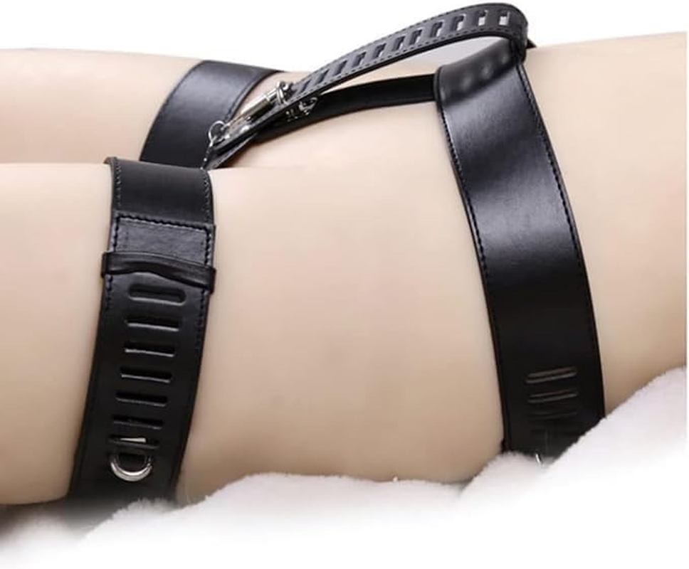 Chastity Belts for Adult Women Restraint Briefs -SM Bondage Kit Vibrator Strap-On Belt Female Chastity Sex Play Slave Punish Adult Toys image number 3