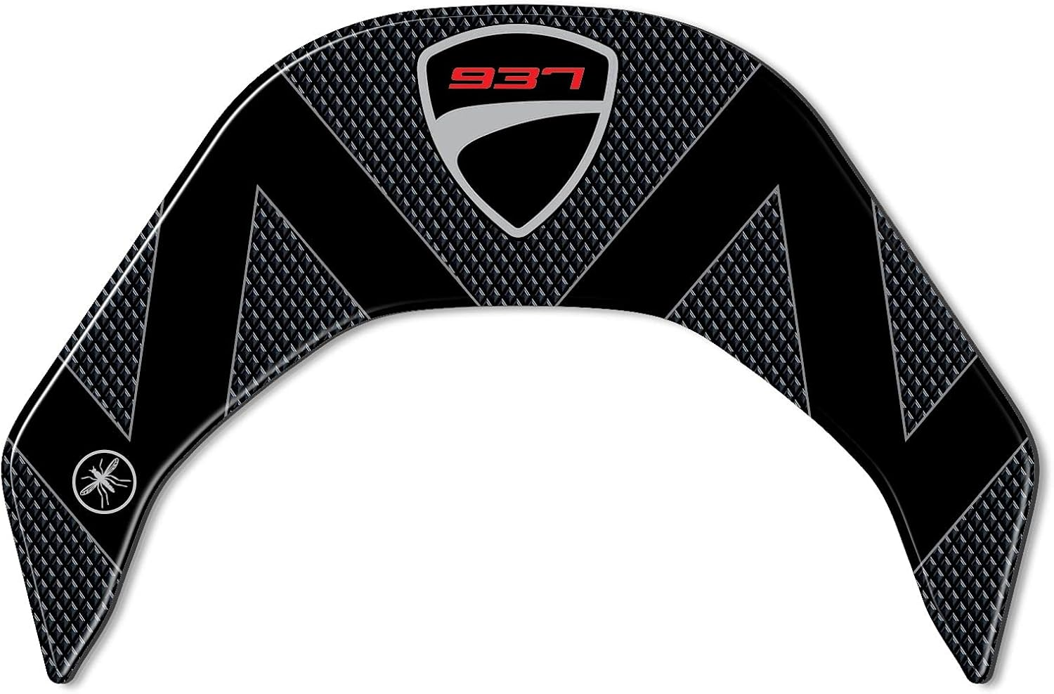 Labelbike - 3D Resin Sticker Decoration and Protection of Motorcycle Ignition Key Area Compatible with Ducati Monster 937 2021-2024 image number 5