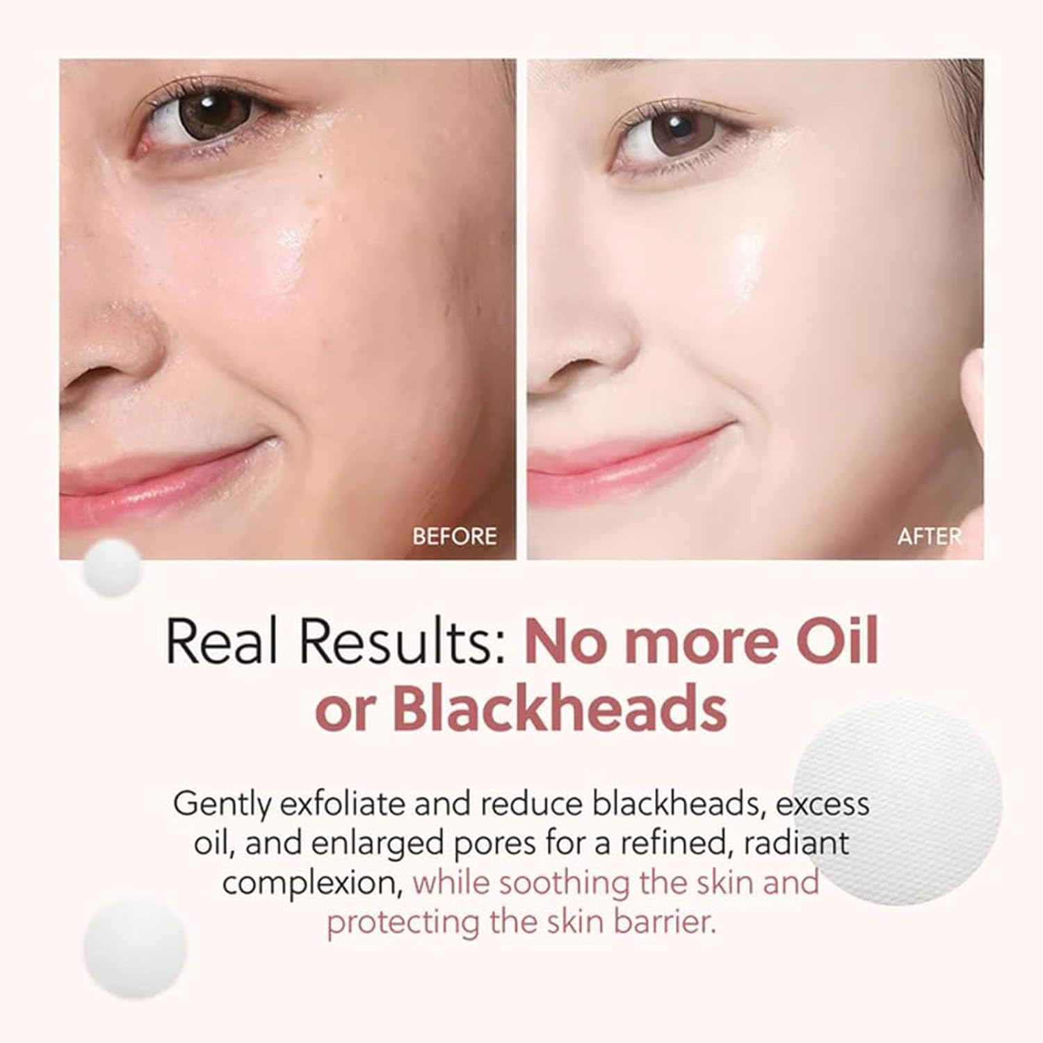 Zero Pore Pads, Korean Beauty Pore Pads, Deep Cleansing & Pore Minimizing, Dual-Textured Exfoliating Facial Pad to Smooths Skin Texture & Brightens Skin (1Pcs) image number 3