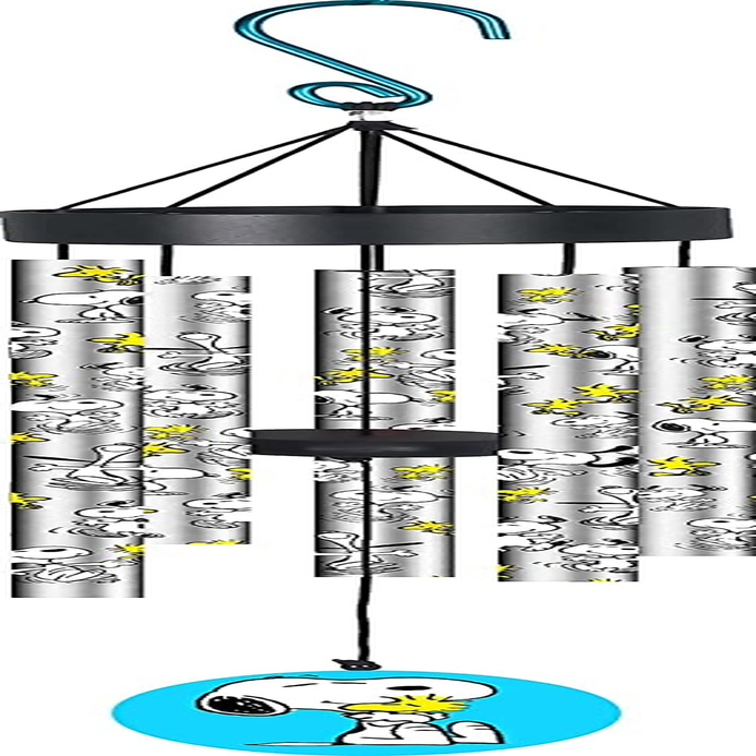 Spoontiques Snoopy Wind Chime - Garden D&eacute;cor - Decorative Chimes for Yard and Garden Decoration image number 4