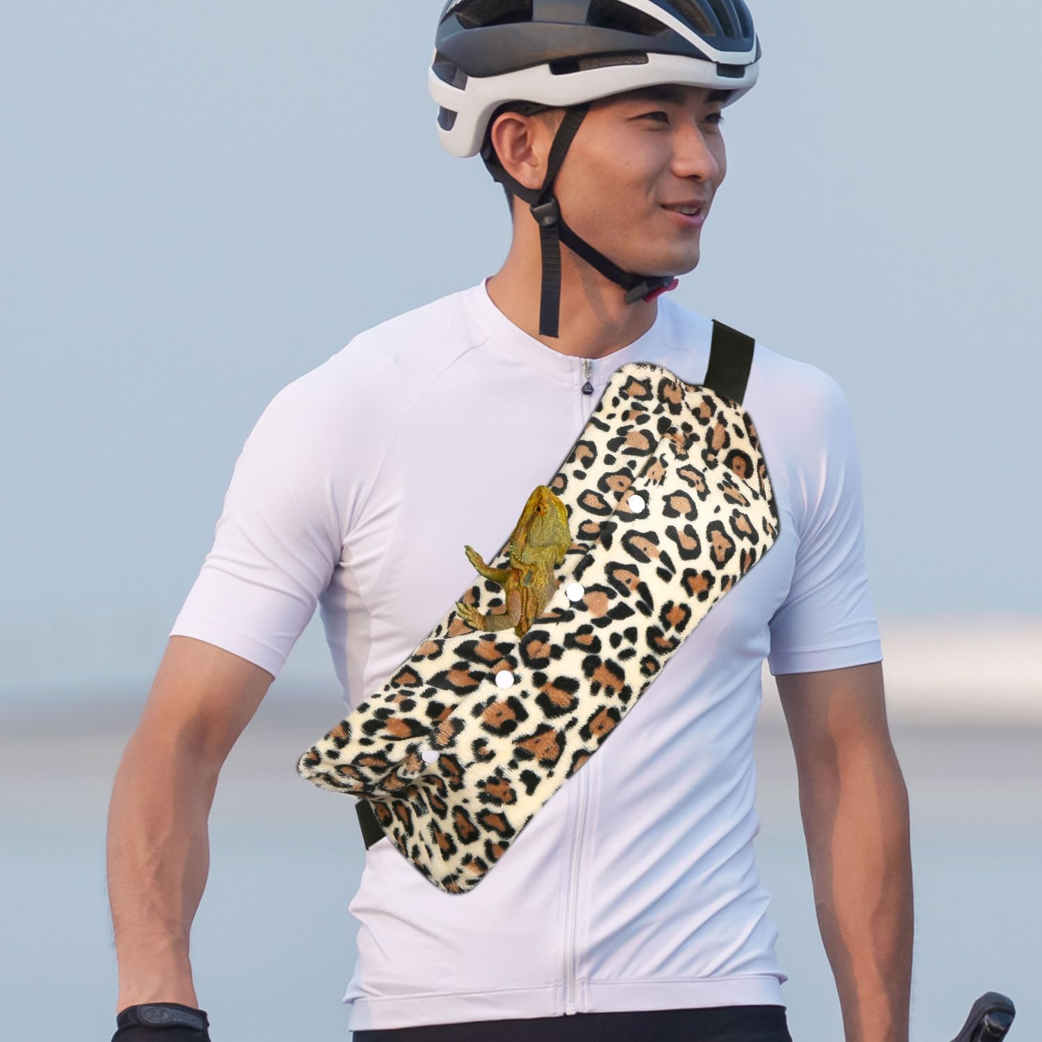 Bearded Dragon Backpack and Leash with Wings, Adjustable Lizard Leash Reptile Harness Pet Reptile Backpack with Wing Accessories for Outdoor Walking Travel Rest