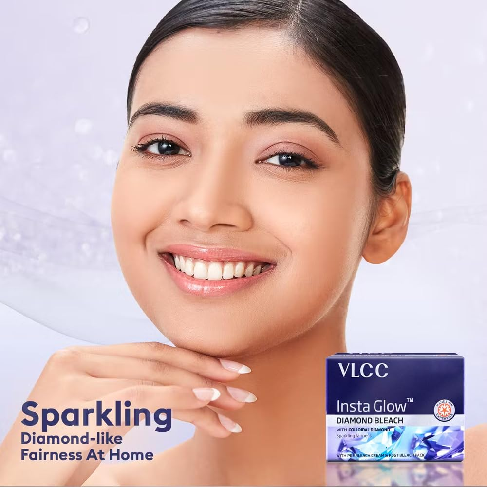 VLCC Insta Glow Diamond Bleach 60 G