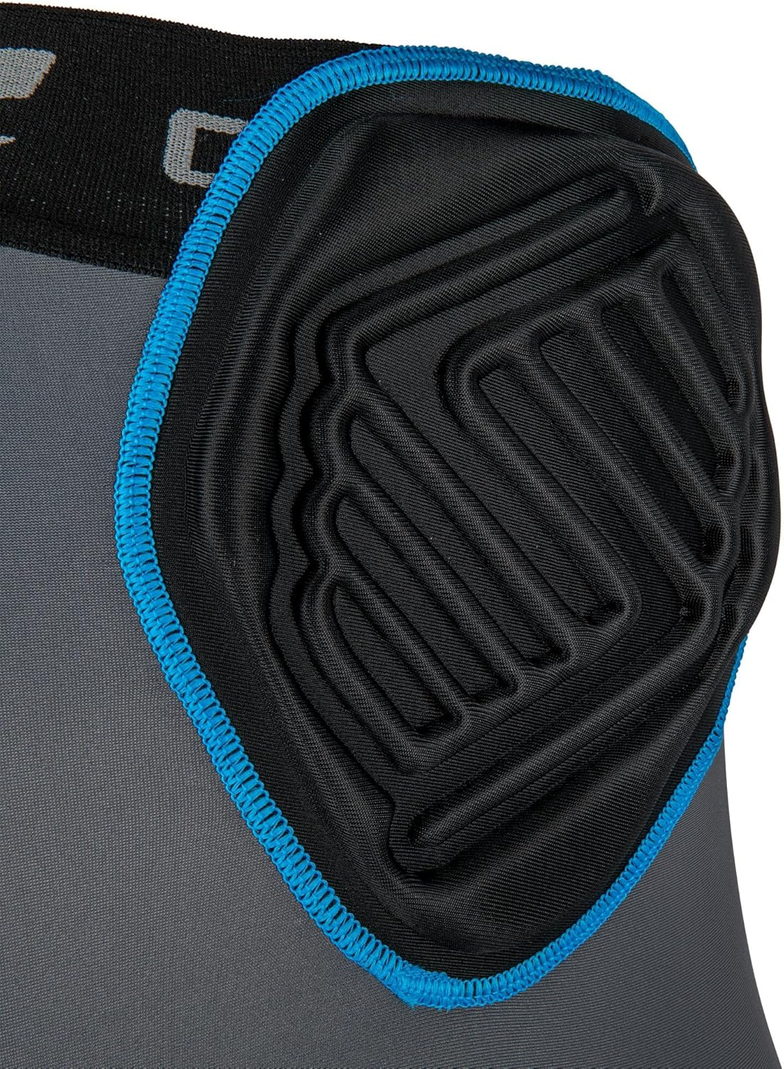 CHAMPRO CHAMPRO Men'S Bull Rush 7-Pad Compression Girdle for Football, Basketball, Hockey, and More image number 4