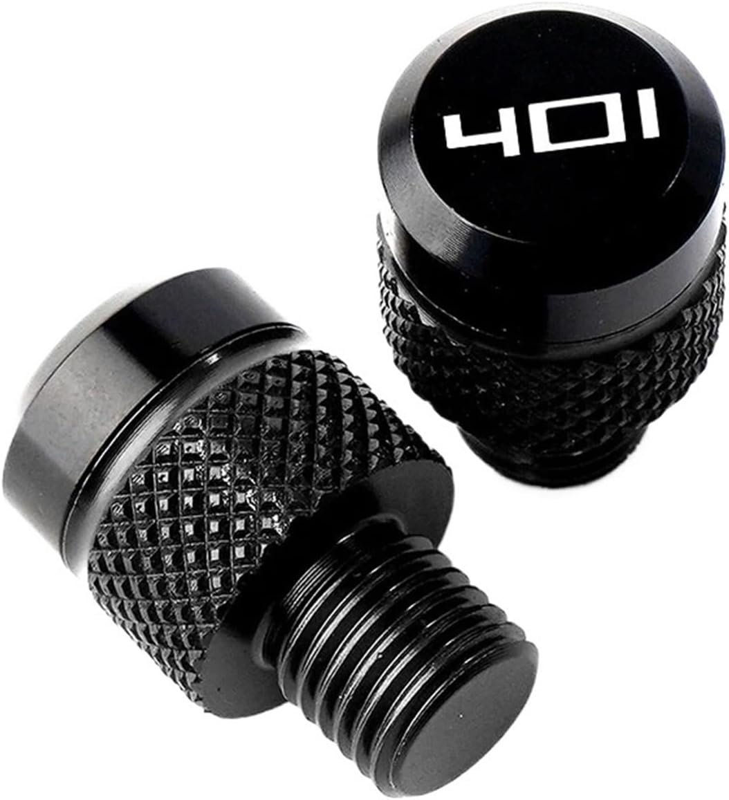 Jininshengxindianzi Compatible with Husqvarna Svartpilen 401 250 701 Vitpilen 250 Norden 901 2018-2023 Motorcycle CNC Mirrors Hole Plug Screws Caps Thread Bolt (Color : Black-401) - Black-401 image number 5