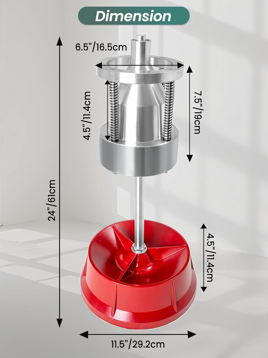 Punmew Tire Balancer Portable Bubble Wheel Balancer Tire Changer with Bubble Level for Car Light Truck Wheel Balancing image number 2