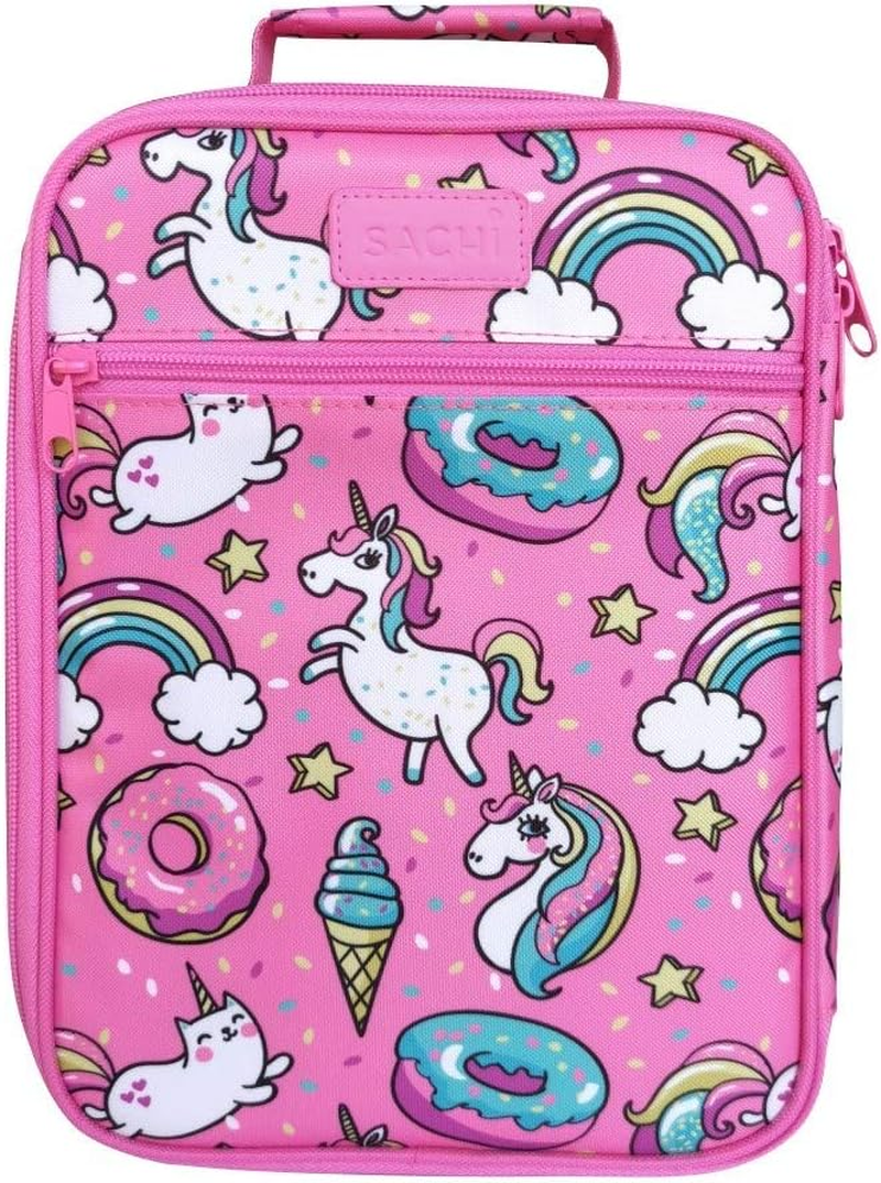 Sachi 'Style 225' Insulated Junior Lunch Tote - Unicorns image number 2