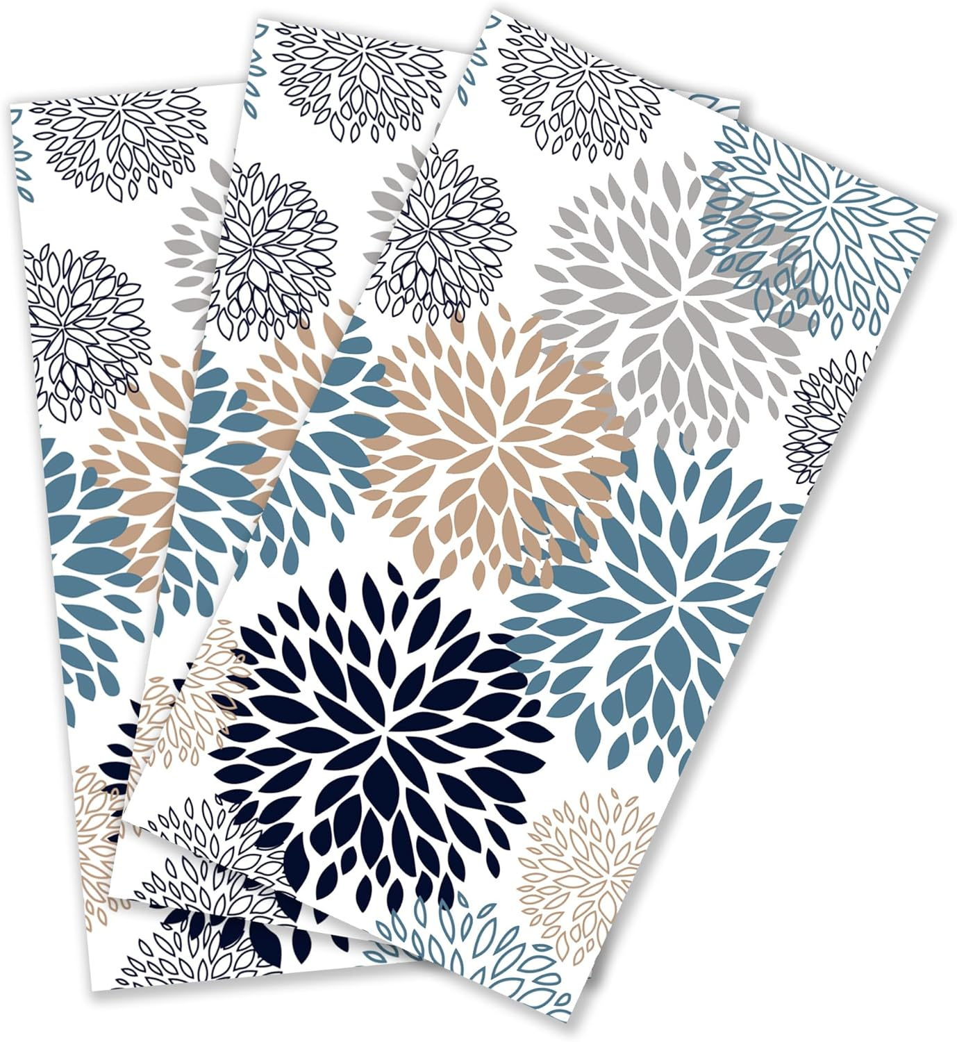 Zelten 2-Ply 15 Count Colored Paper Hostess Napkins Shabby Chic Napkins for Wedding Dinner Tea Party Decoration E (Mockingbird, 1)