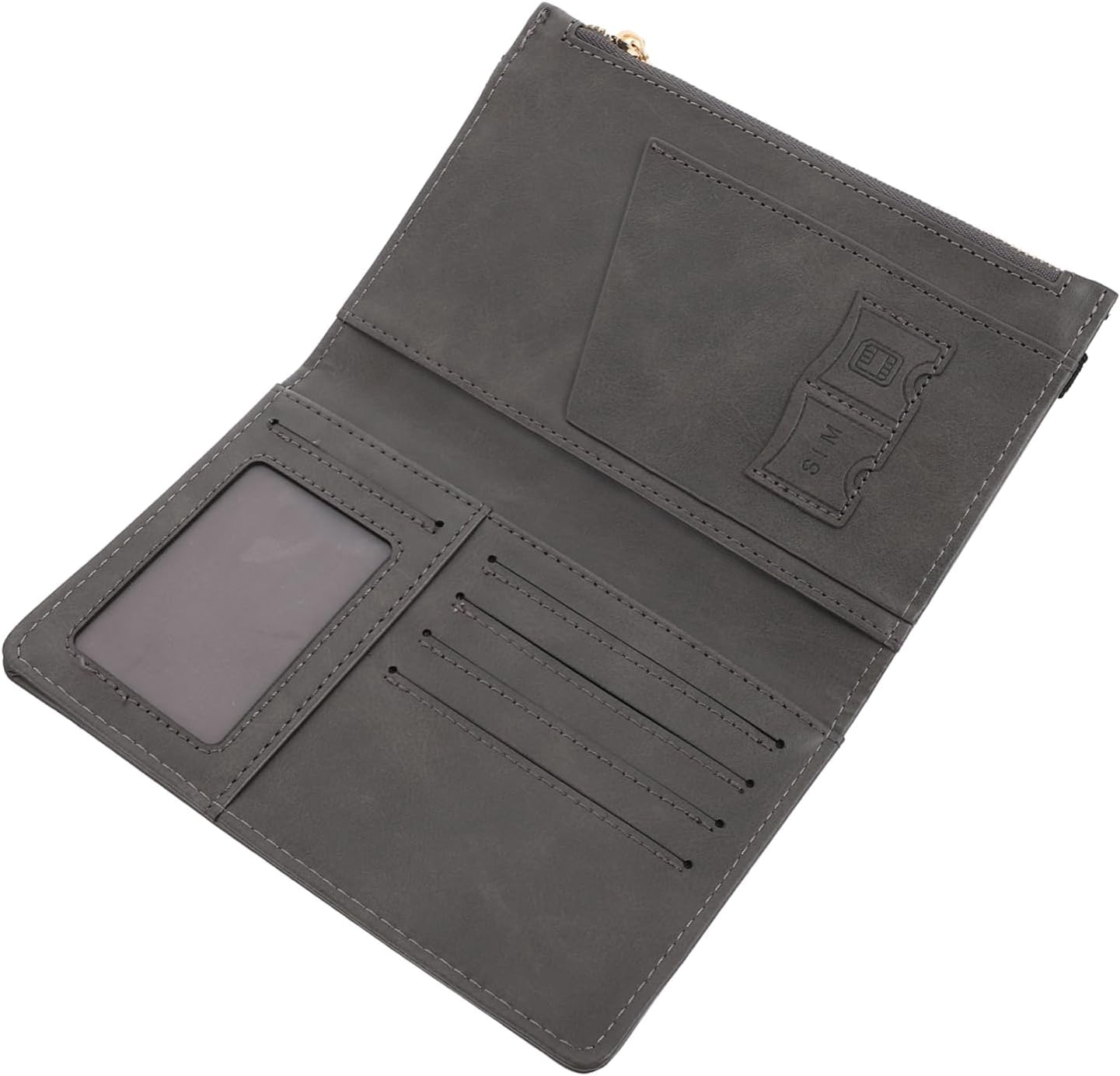 OATIPHO Passport Bag Pu Shell Protective Cover Cardholder Passport Cover for Travel Document Holder Simple Design Cards Organizer and Cards